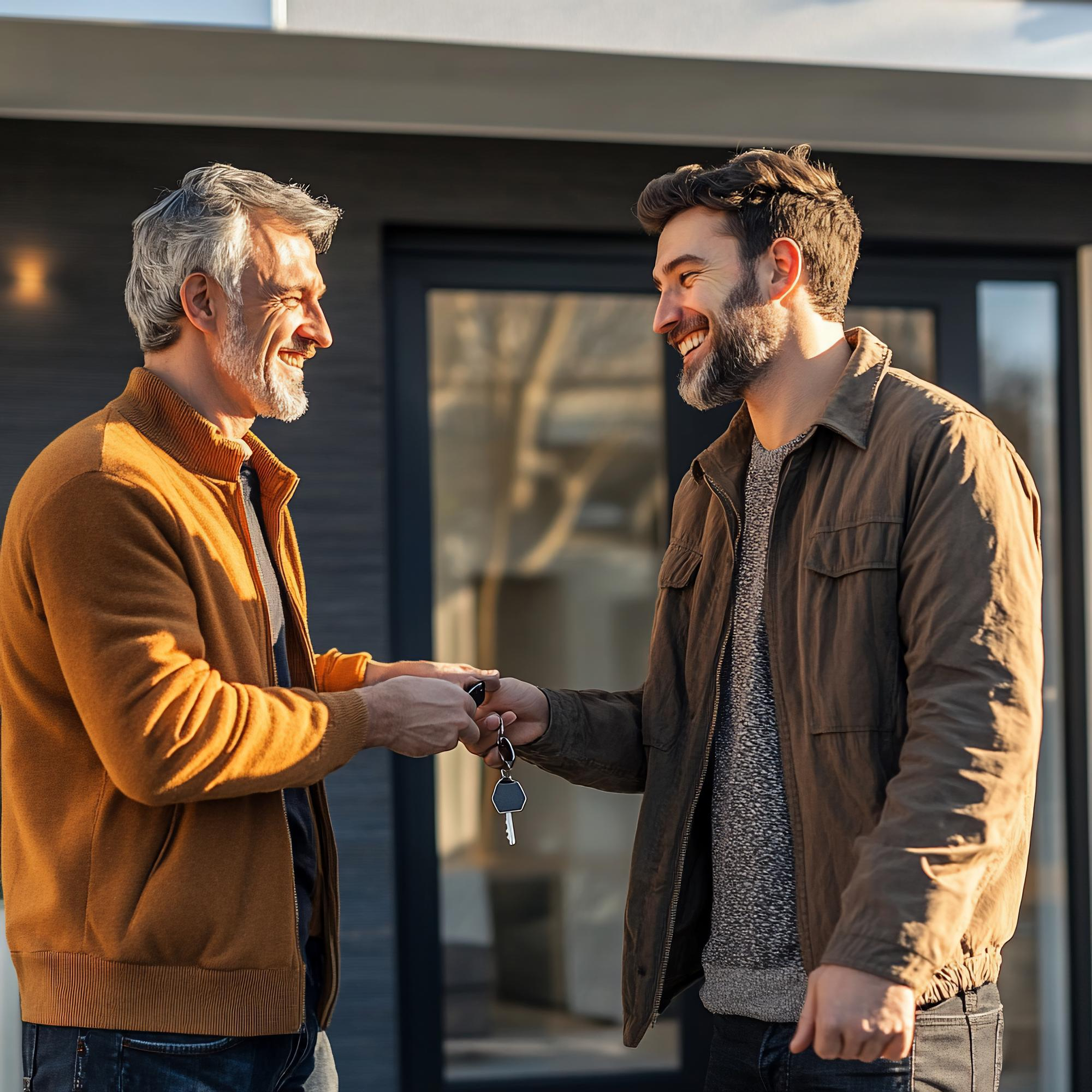 Co-buyers matched and signing closing documents
